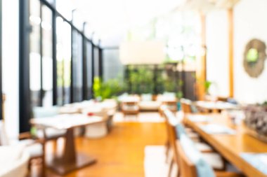 Soyut bulanıklık ve defodaklı kahve dükkanı ve büfe restoran