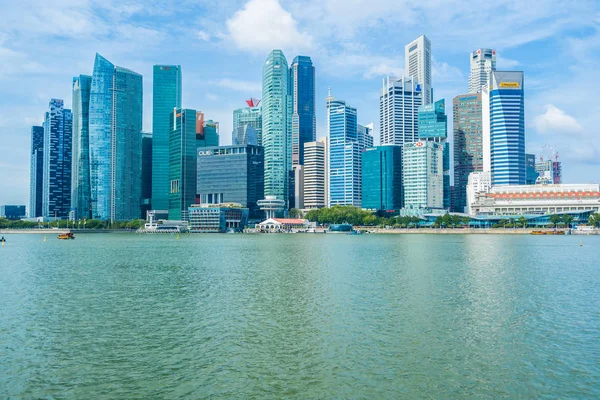 Singapore, 21 Jan 2019 : Beautiful architecture building skyscra — Stock Photo, Image