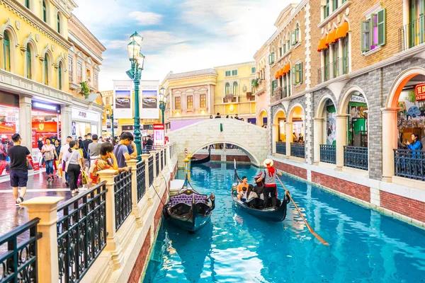 Китай, Макао - 8 сентября 2018 - Красивый роскошный венецианский хот Стоковое Фото