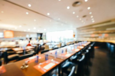 Soyut bulanıklık ve ufuk kahvaltı büfesi otel restoranı