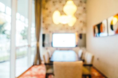 Soyut bulanıklık ve ufuk otel ve lobi iç