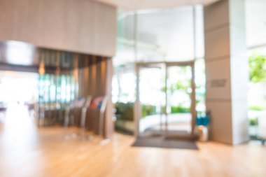 Soyut bulanıklık ve ufuk otel ve lobi iç