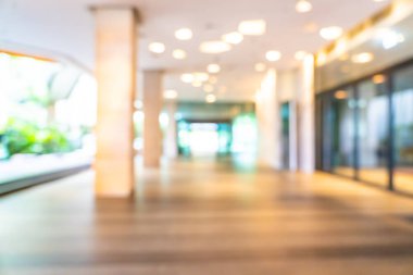 Soyut bulanıklık ve ufuk otel ve lobi iç