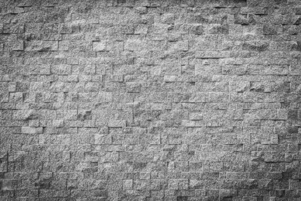 Gray and black color stone brick texture and surface for backgro — Stock Photo, Image