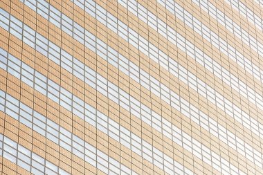 Güzel mimari ofis cam pencere doku ile Binası