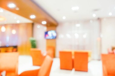 Soyut bulanıklık ve ufuk otel ve lobi iç