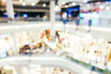 Soyut bulanıklık ve ufuk alışveriş merkezi mağazası