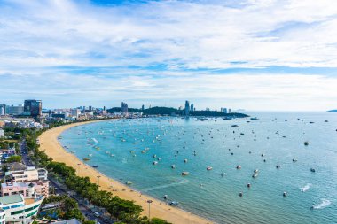 Pattaya Tayland - 26 Temmuz 2019 Güzel manzara ve cityscap