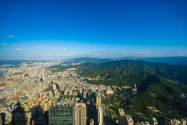 Hermosa arquitectura edificio ciudad taipei — Foto de Stock