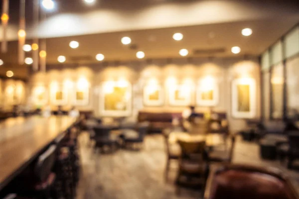 Abstract blur coffee shop cafe interior — Stock Photo, Image