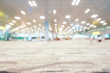 Soyut bulanıklık ve ufuk changi Havaalanı terminal iç