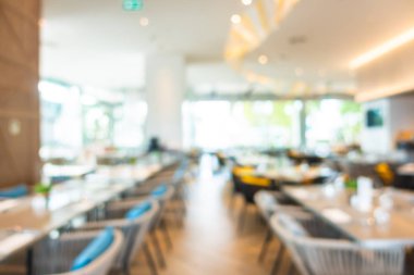 Soyut bulanıklık ve defocused açık büfe restoran ve kahve dükkanı CA