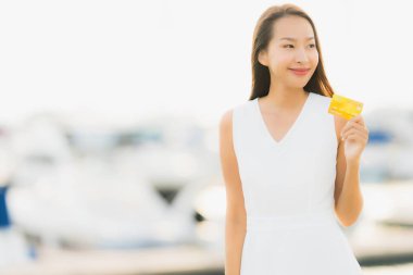 Relax asian eğlence genç gülümsemek güzel kadın mutlu portre