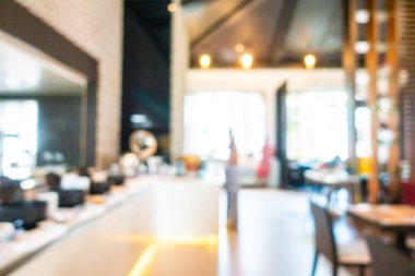 Soyut bulanıklık ve ufuk kafe ve Restoran iç