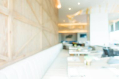 Soyut bulanıklık ve defocused açık büfe restoran ve kahve dükkanı CA