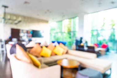 Soyut bulanıklık ve ufuk otel ve lobi iç