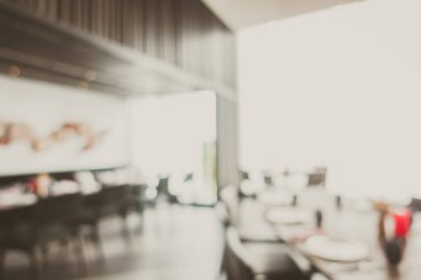 Soyut bulanıklık ve defokus restoran ve kafe cafe interi