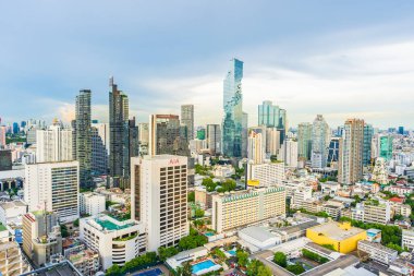 Bangkok, Tayland - 25 Haziran 2020: Tayland 'ın Bangkok şehrinde güzel bir mimari bina