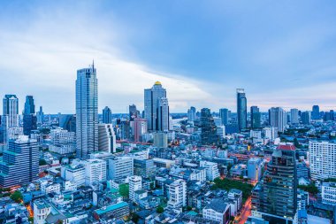 Bangkok, Tayland - 25 Haziran 2020: Tayland 'ın Bangkok şehrinde güzel bir mimari bina