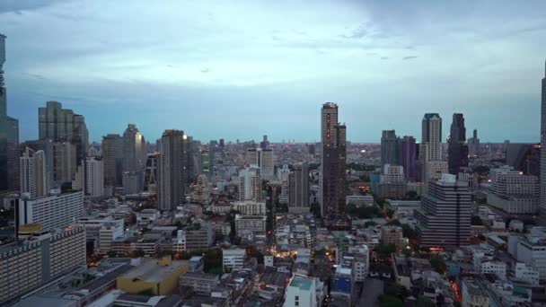 Imagens Cênicas Moderna Megalópole Cidade Asiática — Vídeo de Stock