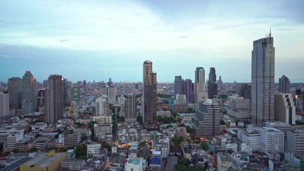 Escénicas Imágenes Moderna Megalópolis Ciudad Asiática — Vídeos de Stock