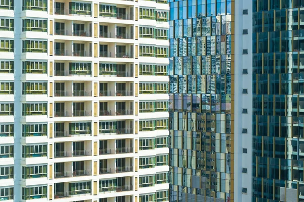 Ventana Exterior Abstracta Arquitectura Edificios Negocios Ciudad —  Fotos de Stock