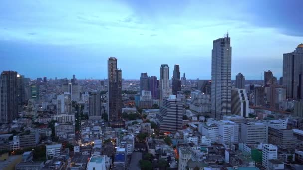 Szenische Aufnahmen Moderner Megalopolis Asiatischer Stadt — Stockvideo
