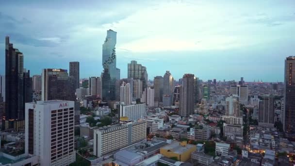 Imagens Cênicas Moderna Megalópole Cidade Asiática — Vídeo de Stock