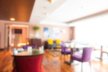 Özet bulanıklık ve arka plan için lüks otel lobisi iç mekanı.