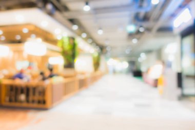 Arkaplan için mağaza içindeki soyut bulanıklık ve defocus alışveriş merkezi