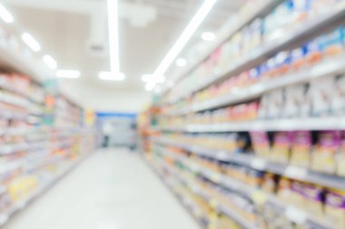 Arkaplan için mağaza içindeki soyut bulanıklık ve defocus alışveriş merkezi