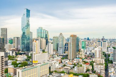 Bangkok, Tayland - 25 Haziran 2020: Tayland 'ın Bangkok şehrinde güzel bir mimari bina