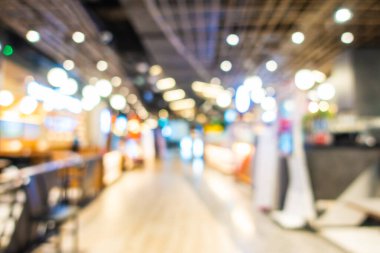 Soyut bulanık lüks alışveriş merkezi ve mağazanın iç kısımlarında arka plan için perakendeciler