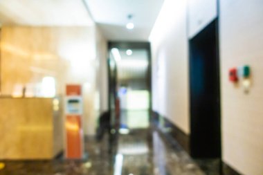 Özet olarak lüks otel lobisi arka plan için soyut bulanık