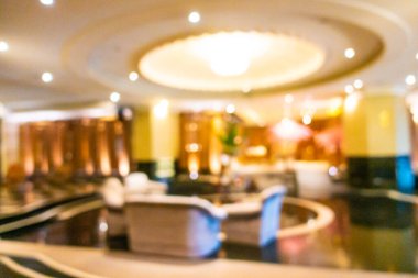 Özet olarak lüks otel lobisi arka plan için soyut bulanık