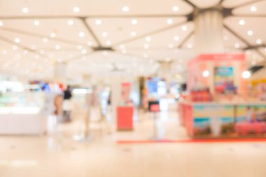 Soyut bulanıklık ve lüks alışveriş merkezleri ve arka plan için mağaza iç pazarının perakendecisi