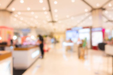 Soyut bulanıklık ve lüks alışveriş merkezleri ve arka plan için mağaza iç pazarının perakendecisi