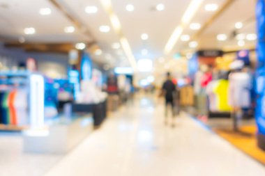 Soyut bulanıklık ve lüks alışveriş merkezleri ve arka plan için mağaza iç pazarının perakendecisi