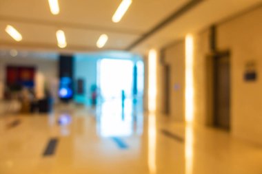 Arka plan için soyut bulanıklık otelin lobi lobisi