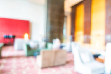 Arka plan için soyut bulanıklık otelin lobi lobisi