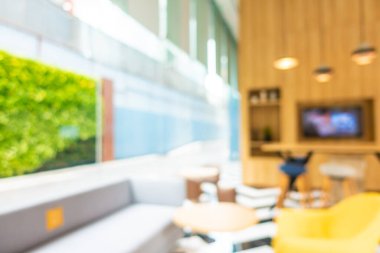 Arka plan için soyut bulanıklık otelin lobi lobisi.