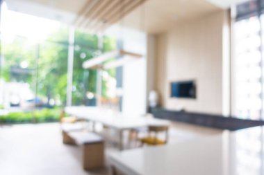 Arka plan için soyut bulanıklık otelin lobi salonu iç mekanı