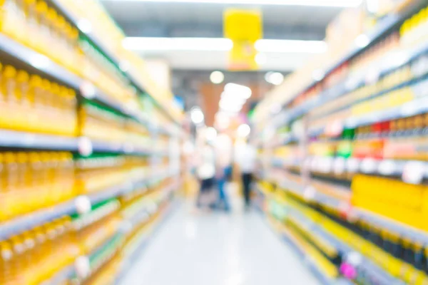 Abstrakte Unschärfe Und Defokussierung Von Supermarkt Und Einkaufszentrum Des Kaufhausinneren — Stockfoto