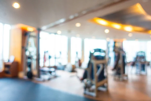 Abstrakte Unschärfen Defokussieren Fitnessgeräte Fitnessstudio Innenraum Für Hintergrund — Stockfoto