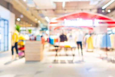 Soyut bulanıklık ve bulanıklık alışveriş merkezi ve mağazanın iç kısımlarında arka plan için perakende