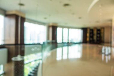 Arka plan için soyut bulanıklık otelin lobi lobisi