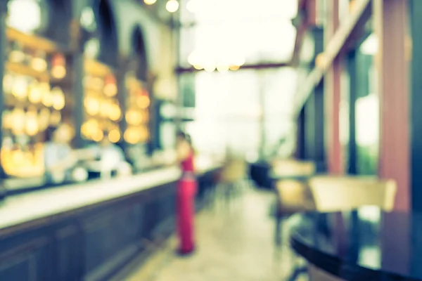 Abstrakte Unschärfen Und Defokussierte Cafés Und Restaurantinterieurs Für Den Hintergrund — Stockfoto