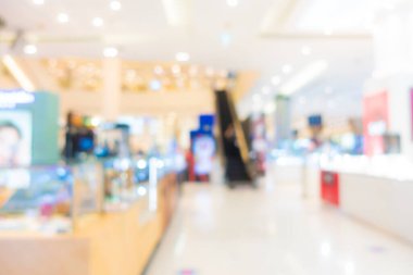 Soyut bulanıklık ve lüks alışveriş merkezleri ve arka plan için mağaza iç pazarının perakendecisi