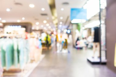 Soyut bulanık lüks alışveriş merkezi ve mağazanın iç kısımlarında arka plan için perakendeciler