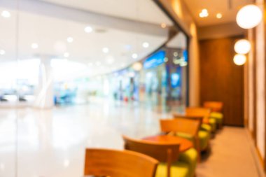 Alış veriş merkezindeki soyut bulanık alışveriş merkezleri arka plan için mağazada perakendeciler